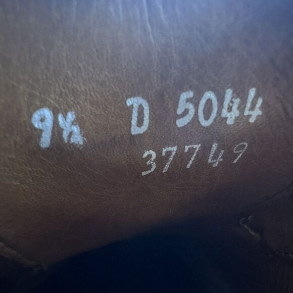 Allen Edmonds Rogue Brown Leather Cap Toe Brogue Oxford Dress Shoes Mens 9.5 D - Picture 12 of 12